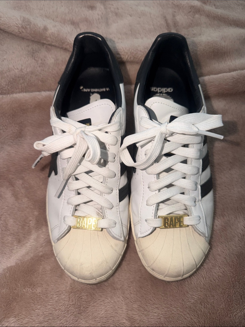 Adidas BAPE superstars men’s size 7